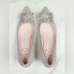 NEW Roger Vivier Flower Strass Pump 65mm
